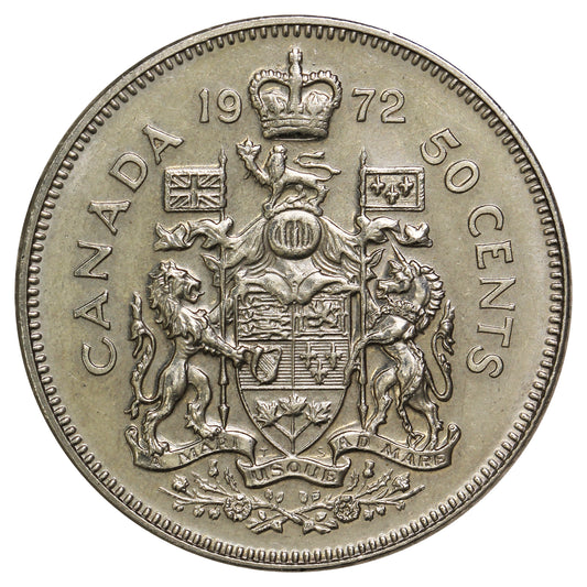 1972 Canada 50-cents Circulated