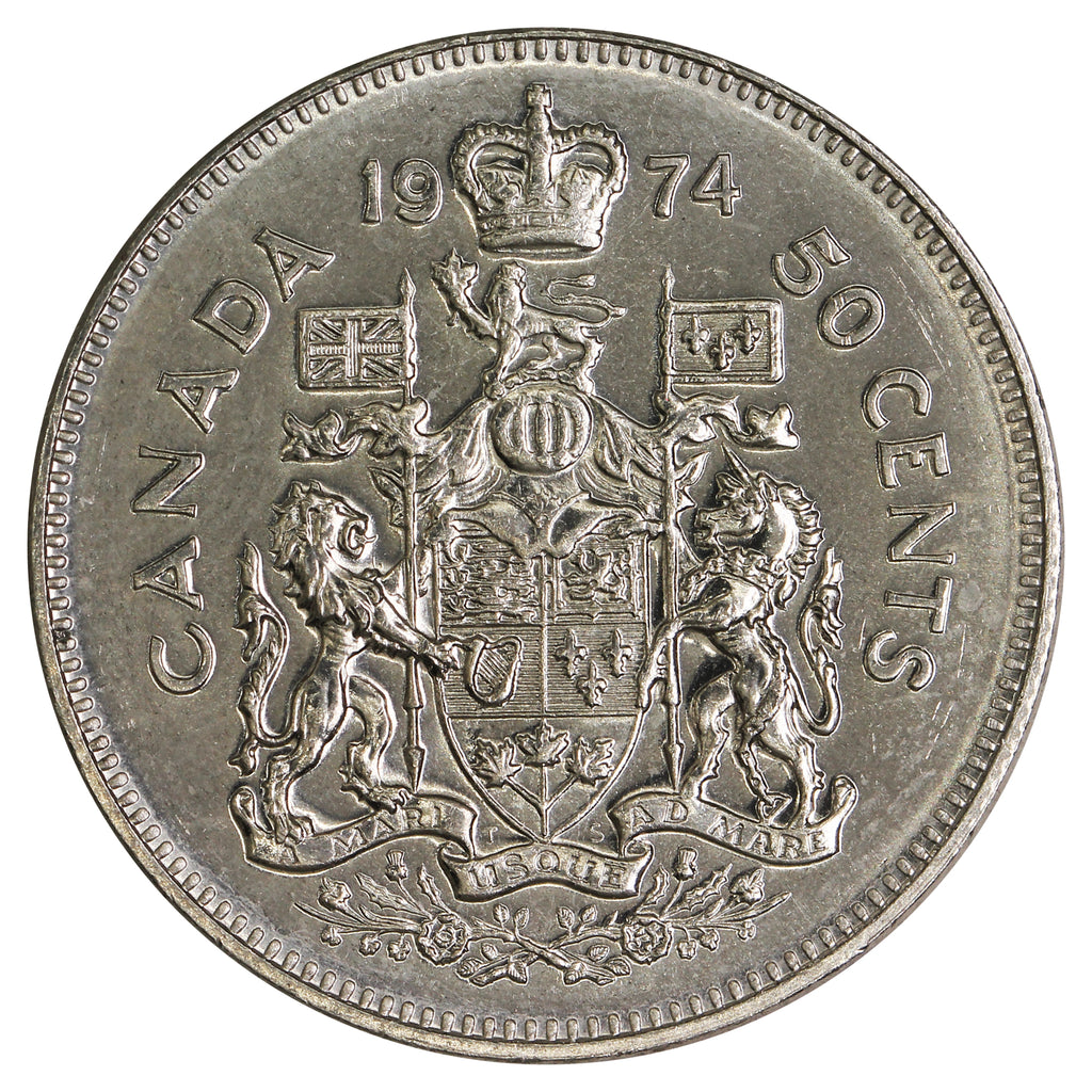 1974 Canada 50-cents Brilliant Uncirculated (MS63)