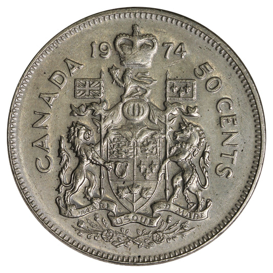 1974 Canada 50-cents Circulated