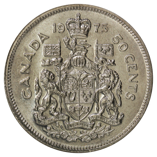 1975 Canada 50-cents Brilliant Uncirculated (MS63)
