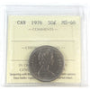 1976 Canada 50-cents ICCS Certified MS66