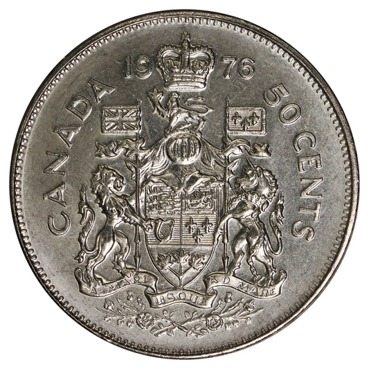 1976 Canada 50-cents Brilliant Uncirculated (MS63)