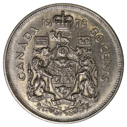1976 Canada 50-cents Uncirculated (MS60)