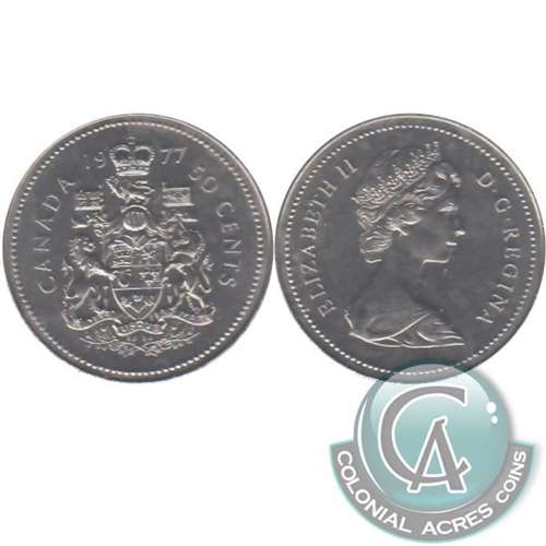 1977 Canada 50-cents Brilliant Uncirculated (MS63)