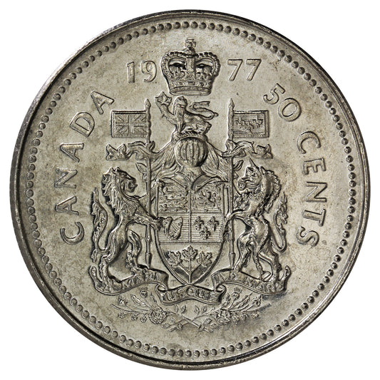 1977 Canada 50-cents UNC+ (MS62)