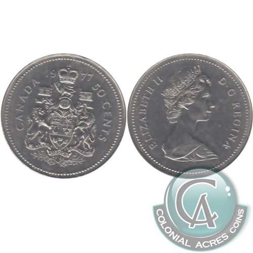1977 Canada 50-cents Uncirculated (MS60)