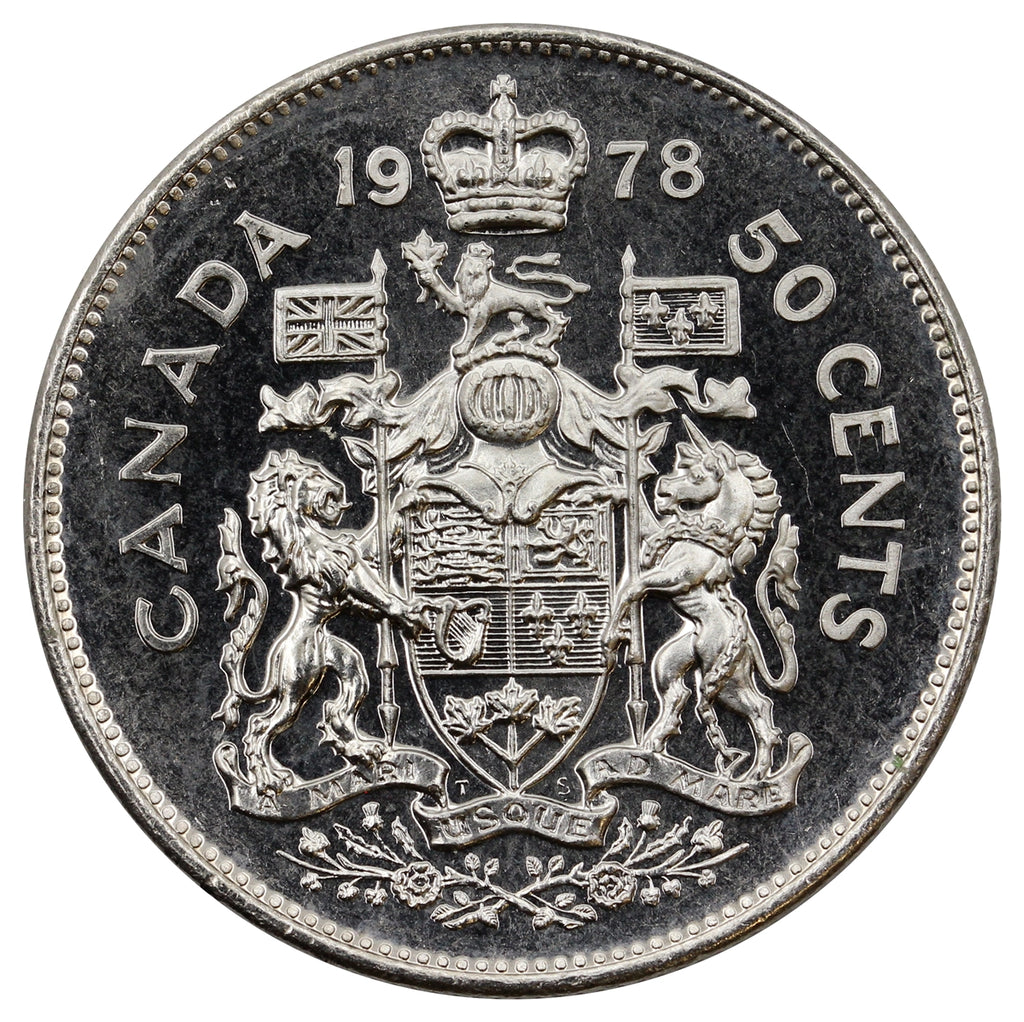 1978 Round Jewels Canada 50-cents Brilliant Uncirculated (MS63)