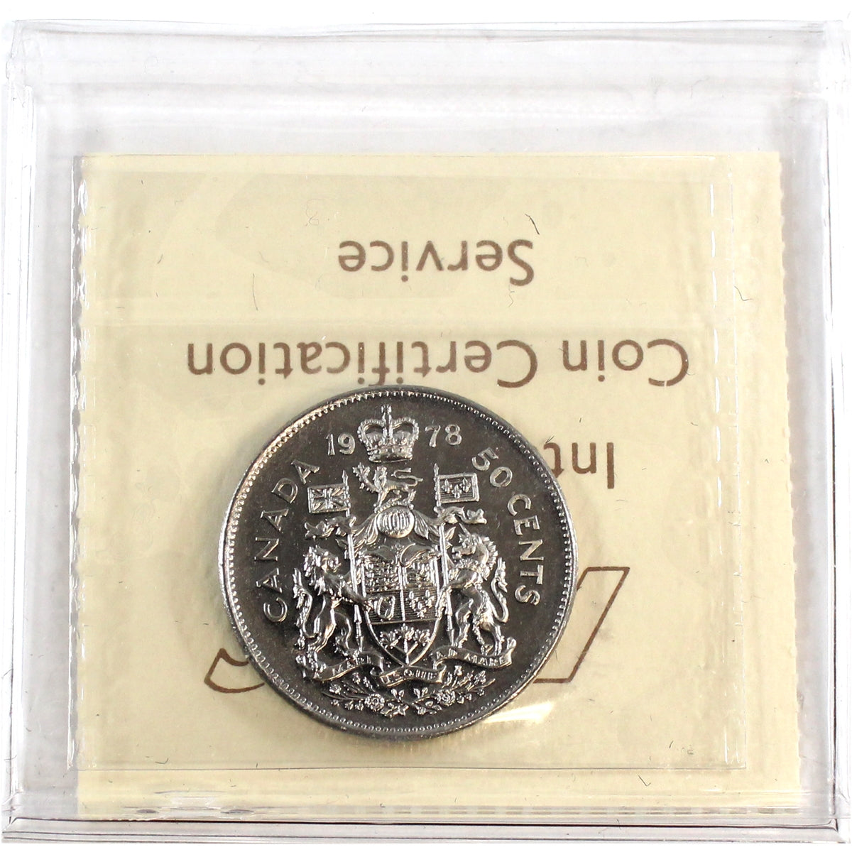 1978 Round Jewels Canada 50-cents ICCS Certified MS65