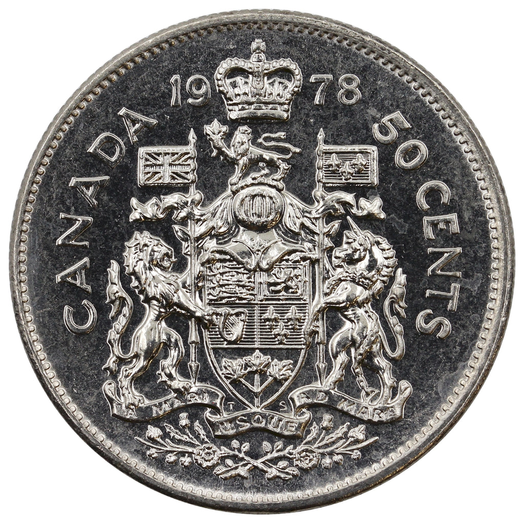 1978 Square Jewels Canada 50-cents Brilliant Uncirculated (MS63)