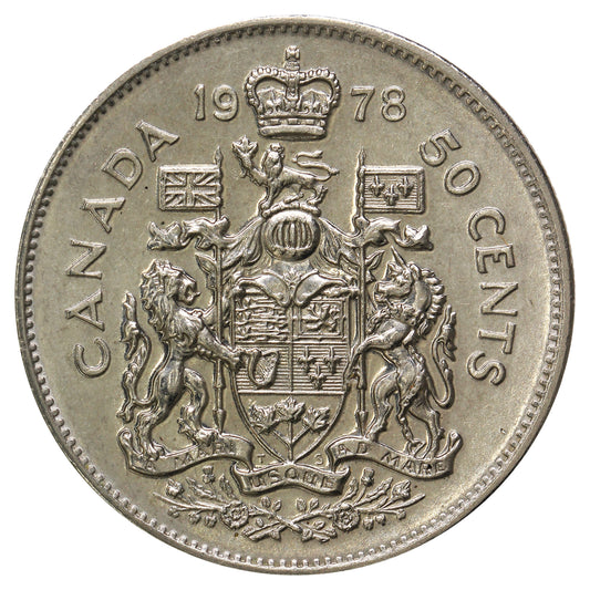 1978 Square Jewels Canada 50-cents Circulated
