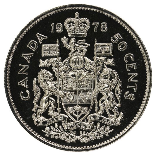 1978 Square Jewels Canada 50-cents Proof Like