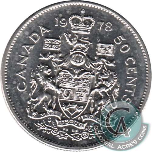 1978 Square Jewels Canada 50-cents UNC+ (MS62)