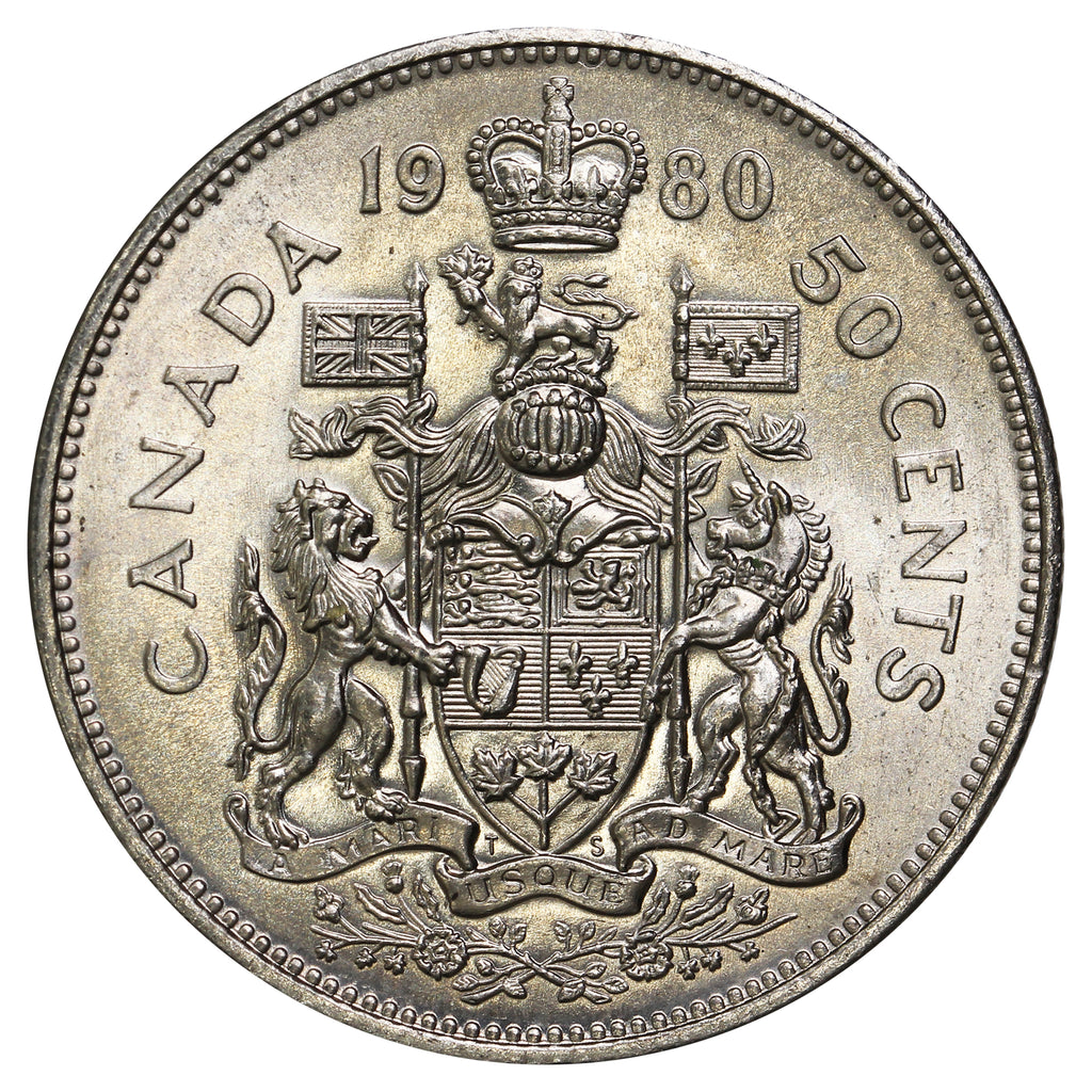 1980 Canada 50-cents Circulated