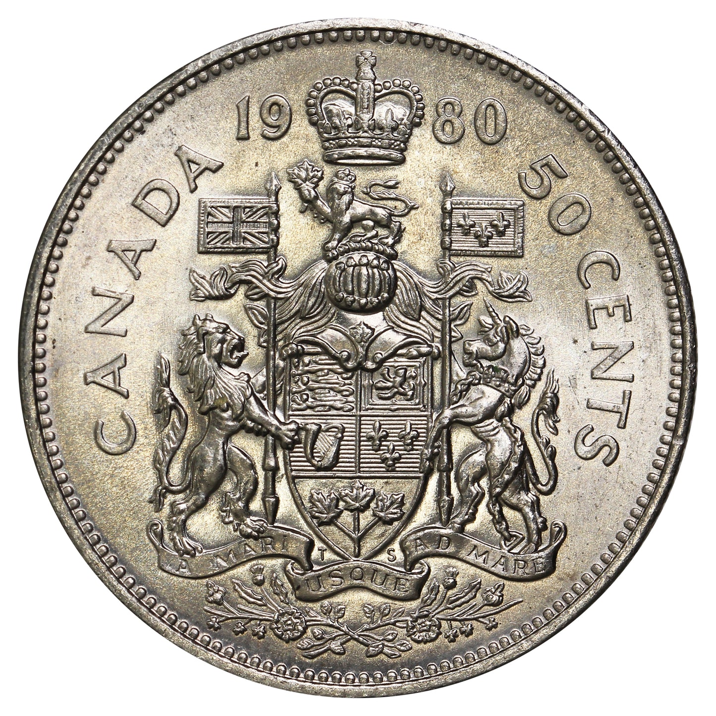 1980 Canada 50-cents Circulated
