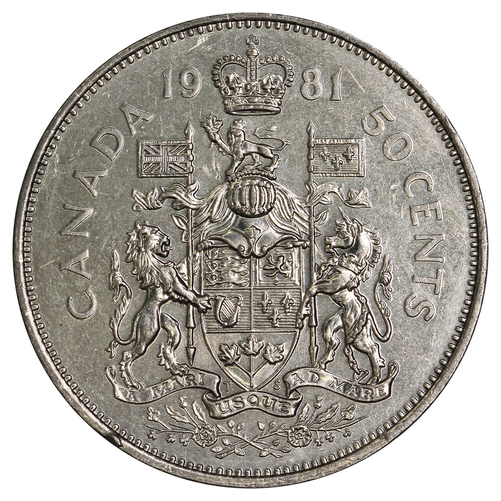 1981 Canada 50-cents Circulated