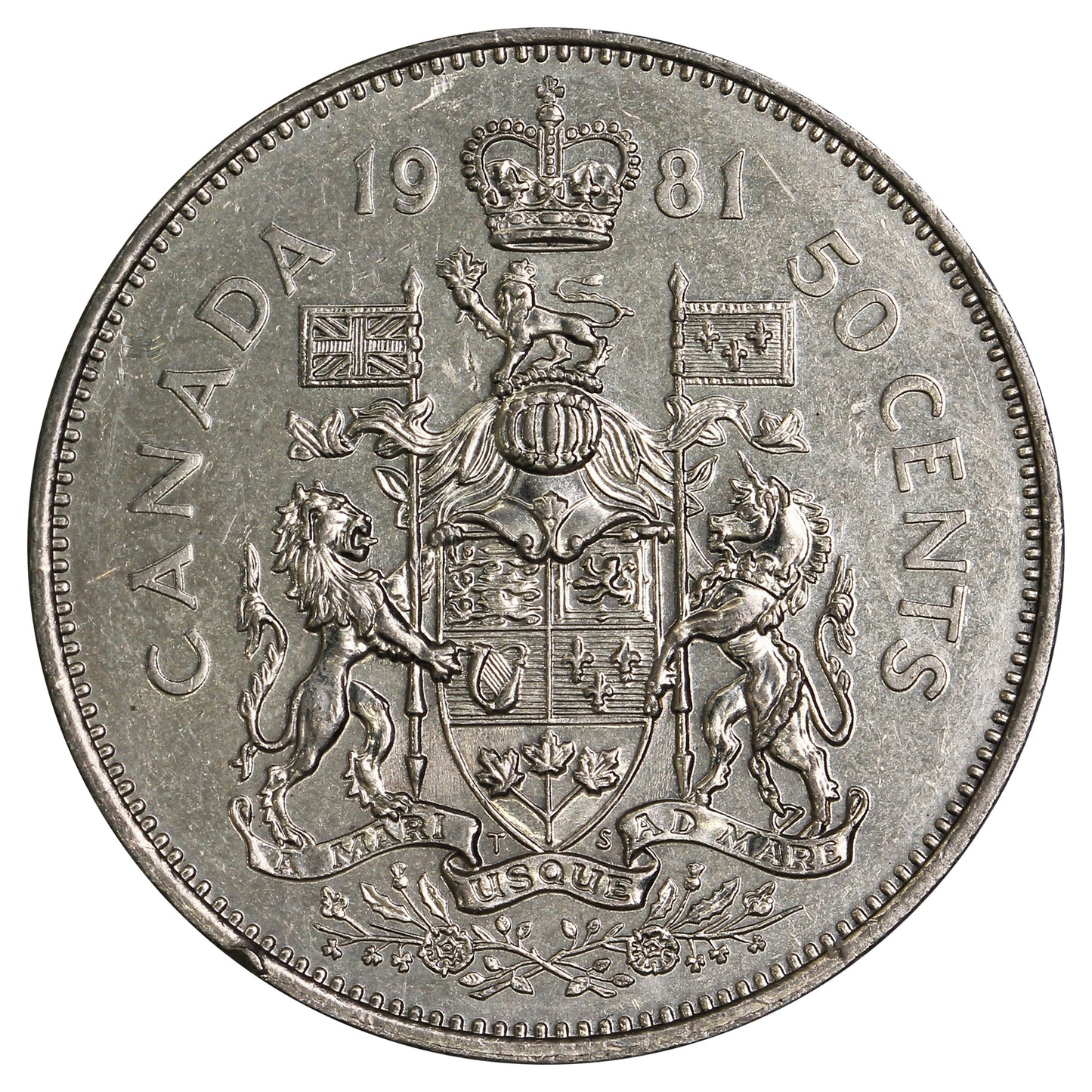 1981 Canada 50-cents Circulated
