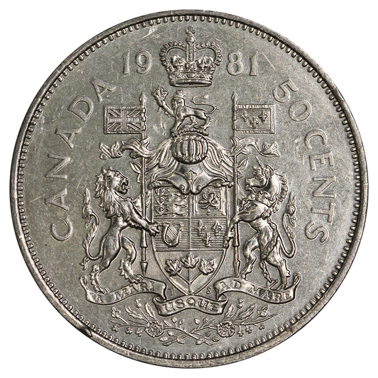 1981 Canada 50-cents Circulated