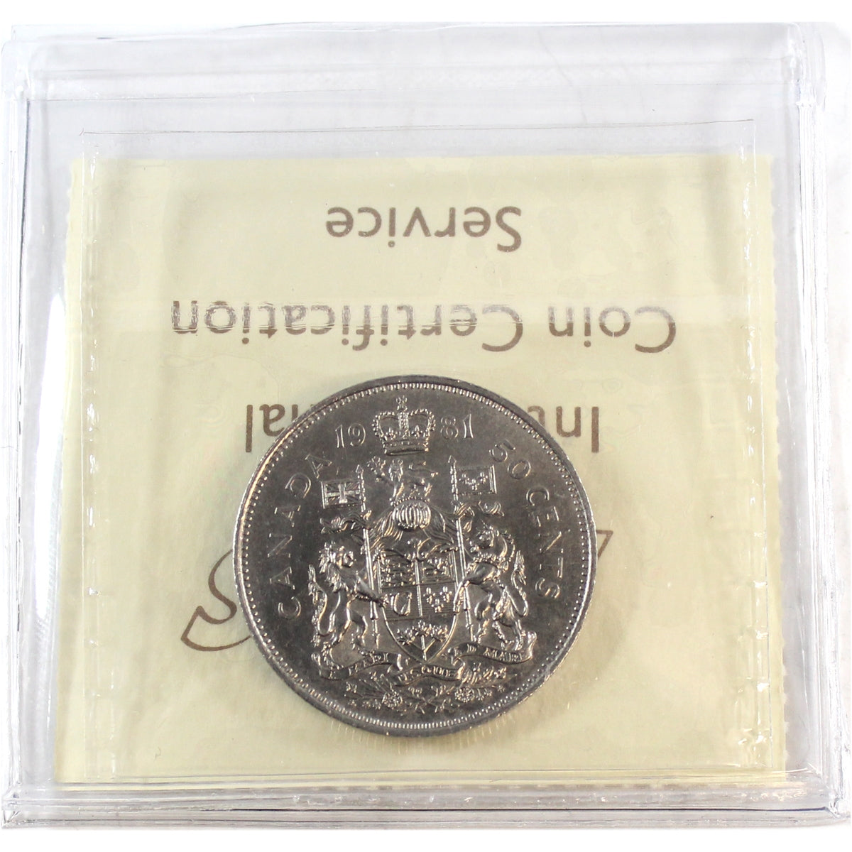 1981 Canada 50-cents ICCS Certified MS65