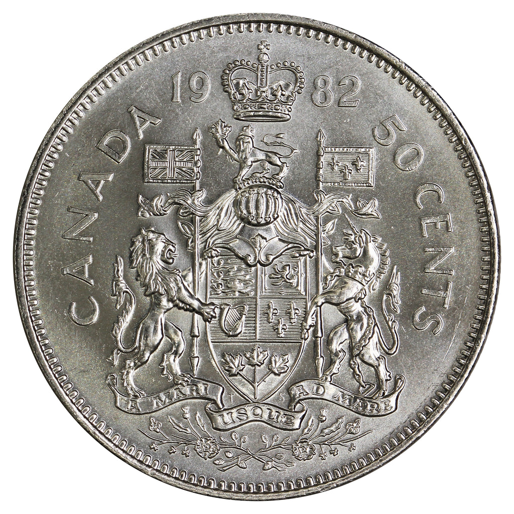 1982 Canada 50-cents Brilliant Uncirculated (MS63)