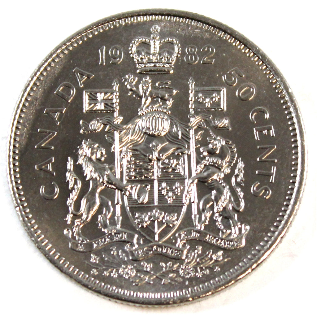 1982 Canada 50-cents Choice Brilliant Uncirculated (MS64)