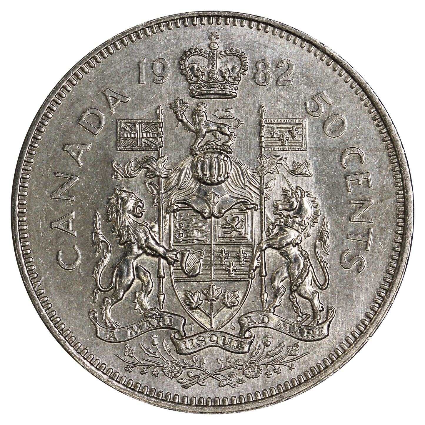 1982 Canada 50-cents Circulated