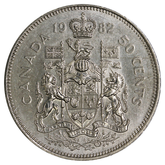 1982 Canada 50-cents Circulated