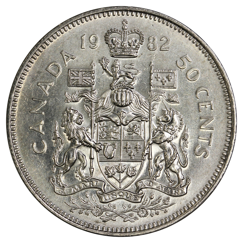 1982 Canada 50-cents UNC+ (MS62)