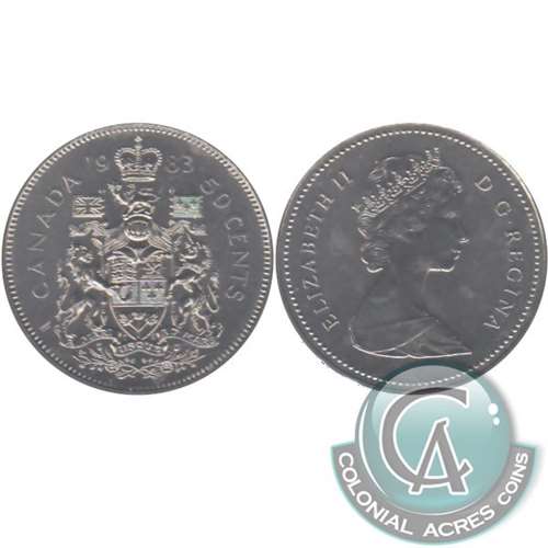 1983 Canada 50-cents Brilliant Uncirculated (MS63)