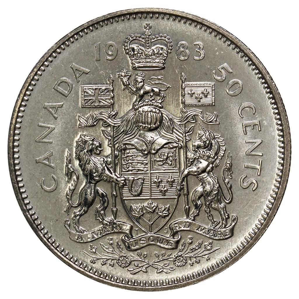 1983 Canada 50-cents Brilliant Uncirculated (MS63)