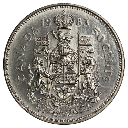 1983 Canada 50-cents UNC+ (MS62)