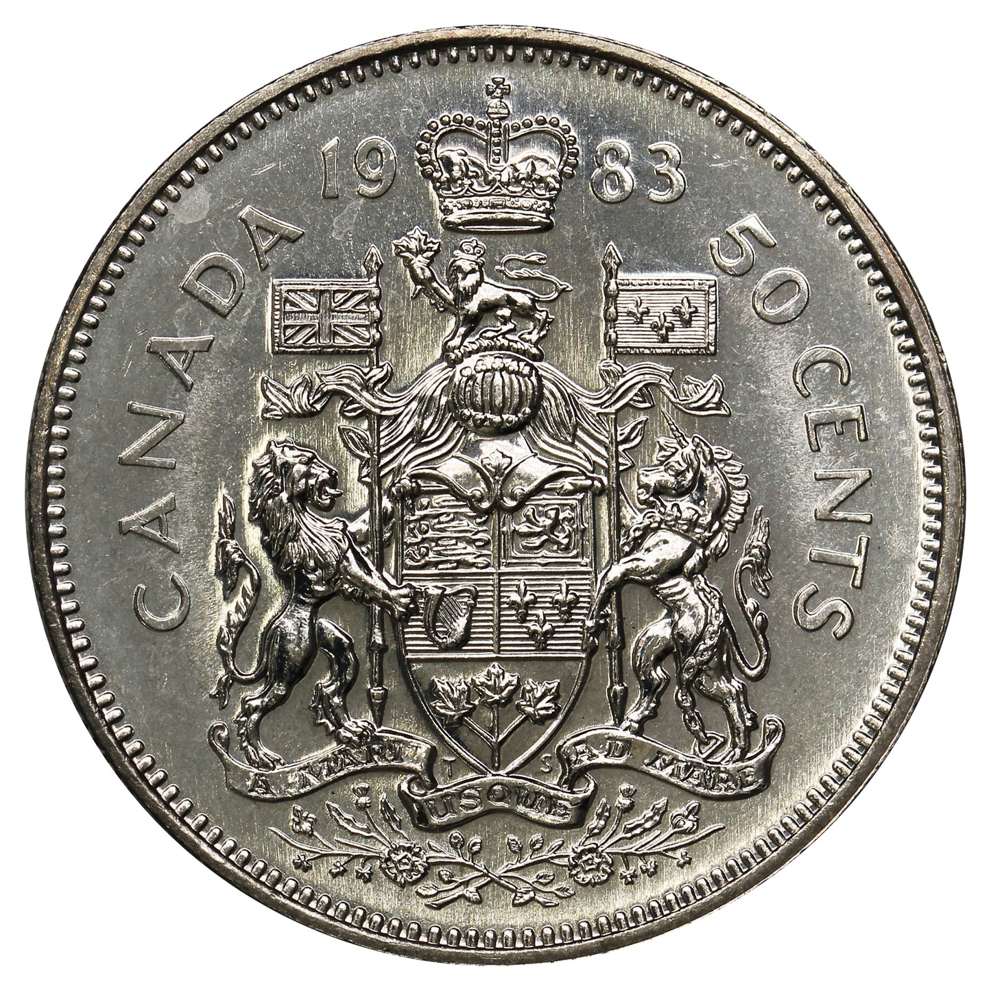 1983 Canada 50-cents Uncirculated (MS60)