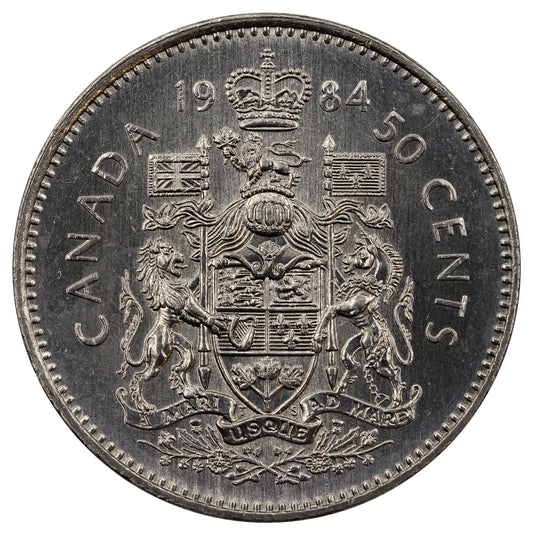 1984 Canada 50-cents Brilliant Uncirculated (MS63)
