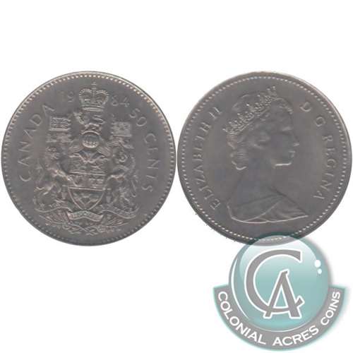 1984 Canada 50-cents Circulated