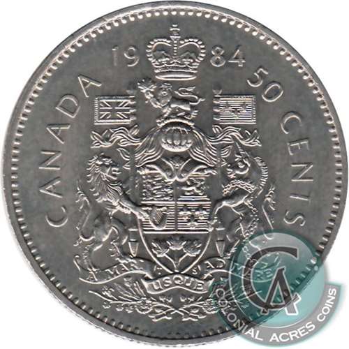 1984 Canada 50-cents UNC+ (MS62)