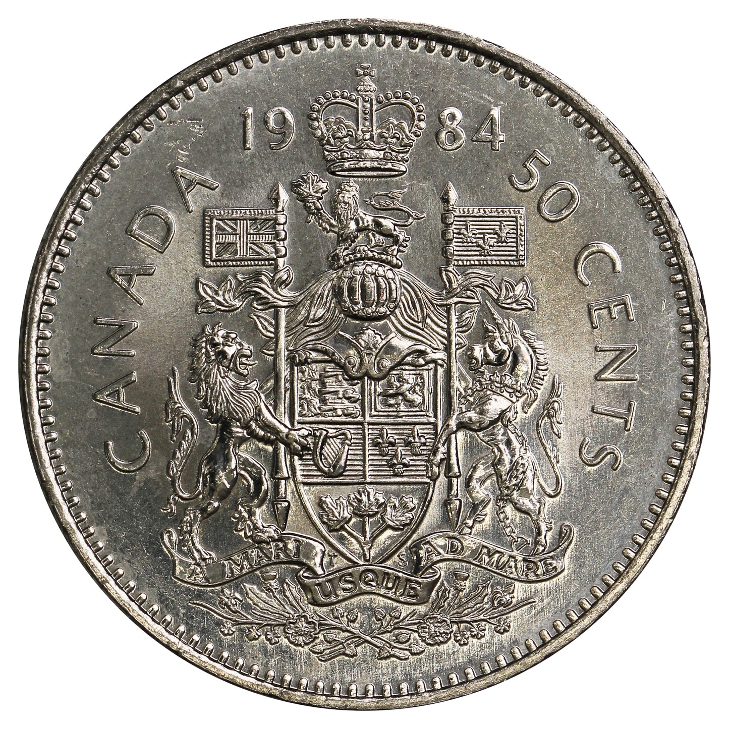1984 Canada 50-cents UNC+ (MS62)