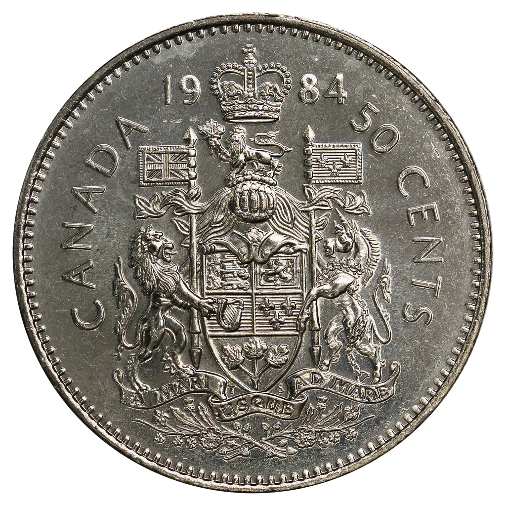 1984 Canada 50-cents Uncirculated (MS60)