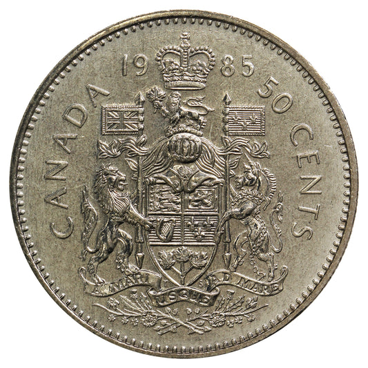 1985 Canada 50-cents Brilliant Uncirculated (MS63)