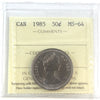 1985 Canada 50-cents ICCS Certified MS64