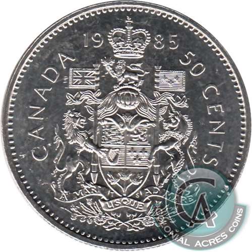 1985 Canada 50-cents UNC+ (MS62)