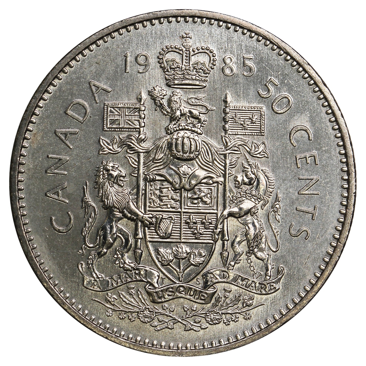 1985 Canada 50-cents UNC+ (MS62)
