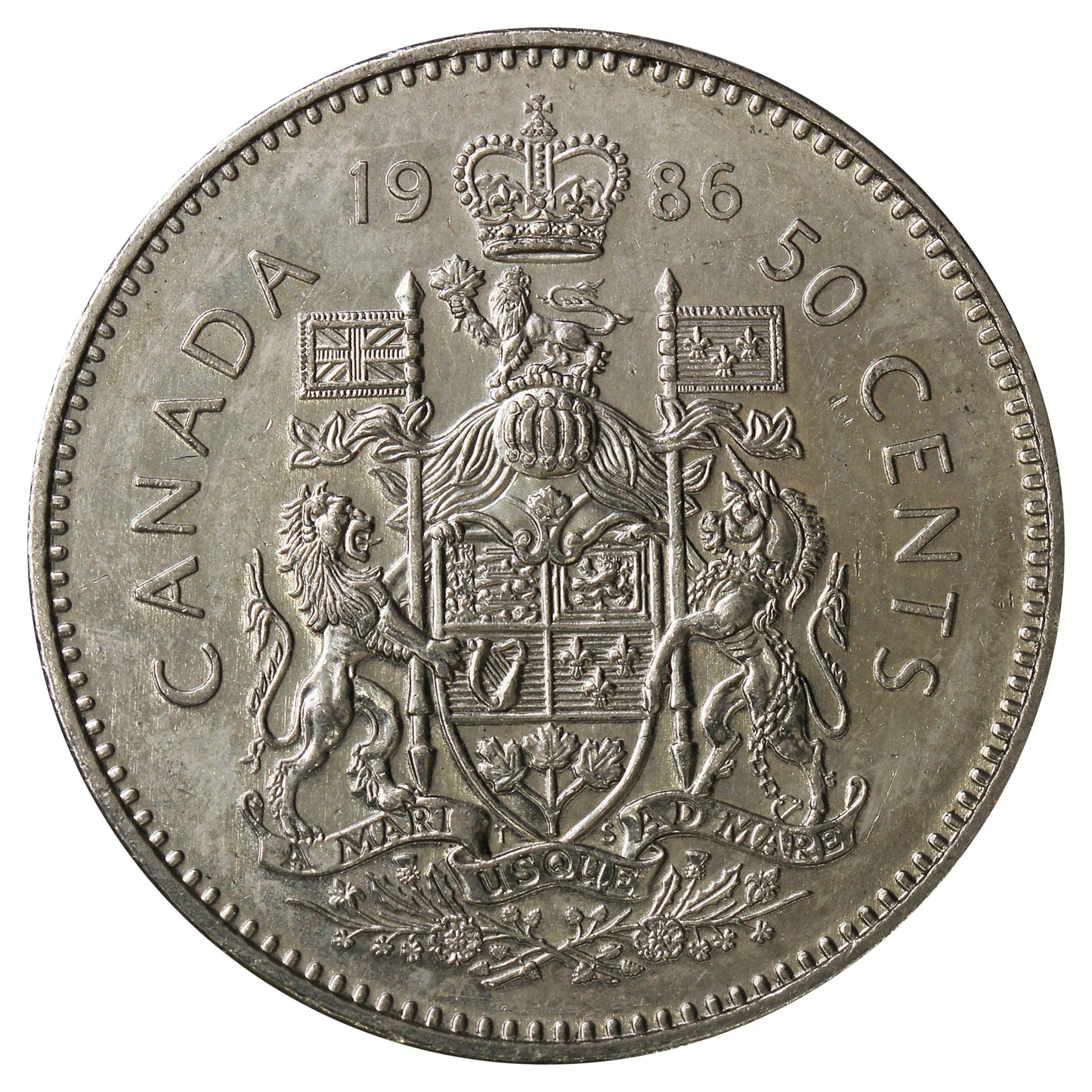 1986 Canada 50-cents Circulated