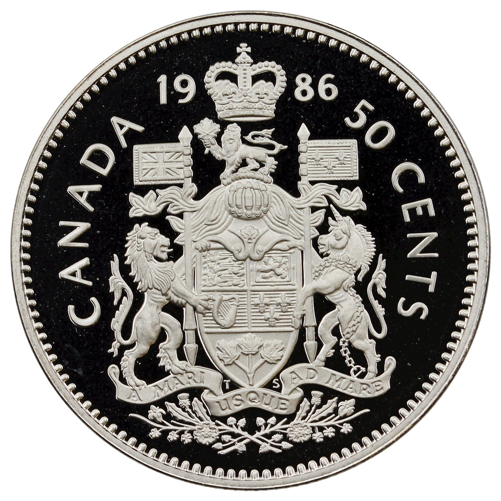 1986 Canada 50-cents Proof