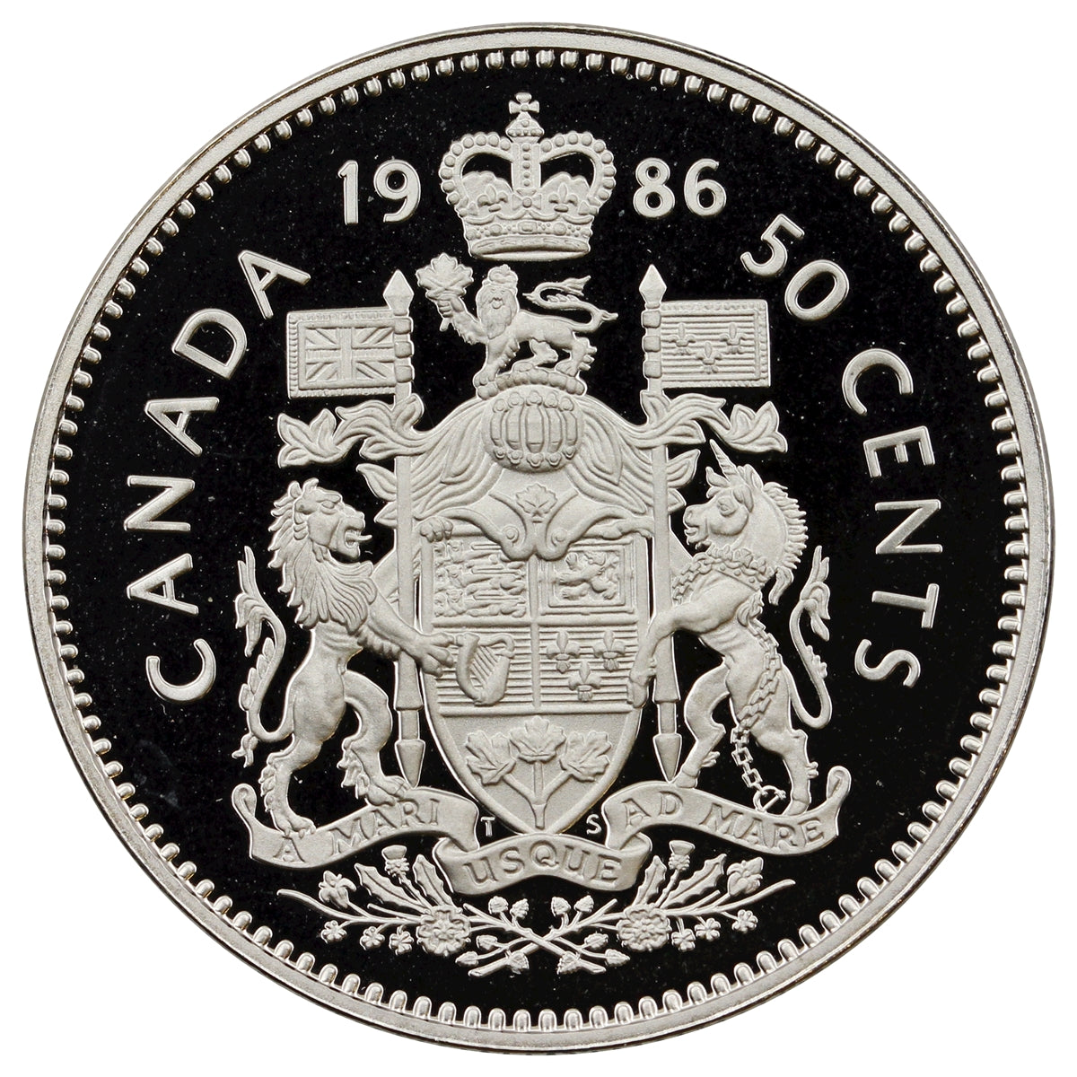 1986 Canada 50-cents Proof