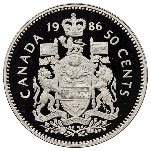 1986 Canada 50-cents Proof