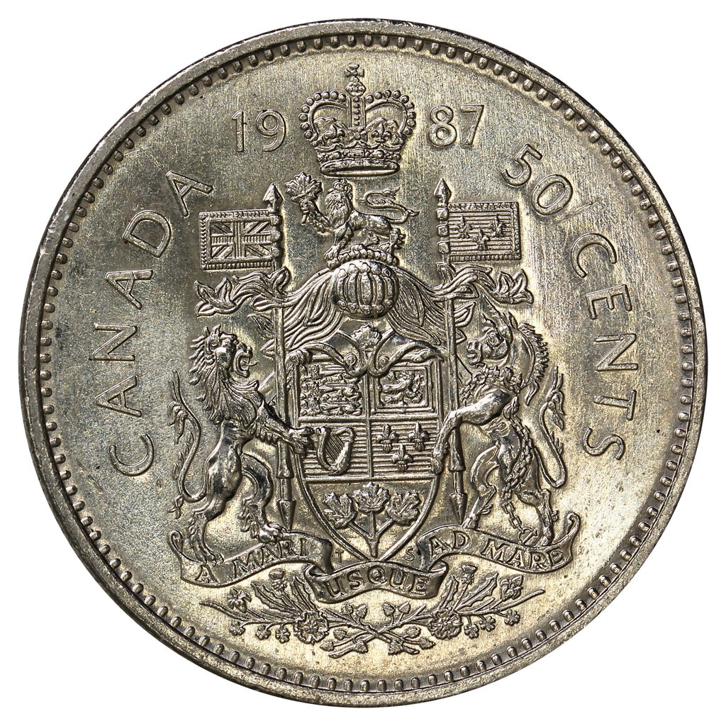 1987 Canada 50-cents Circulated