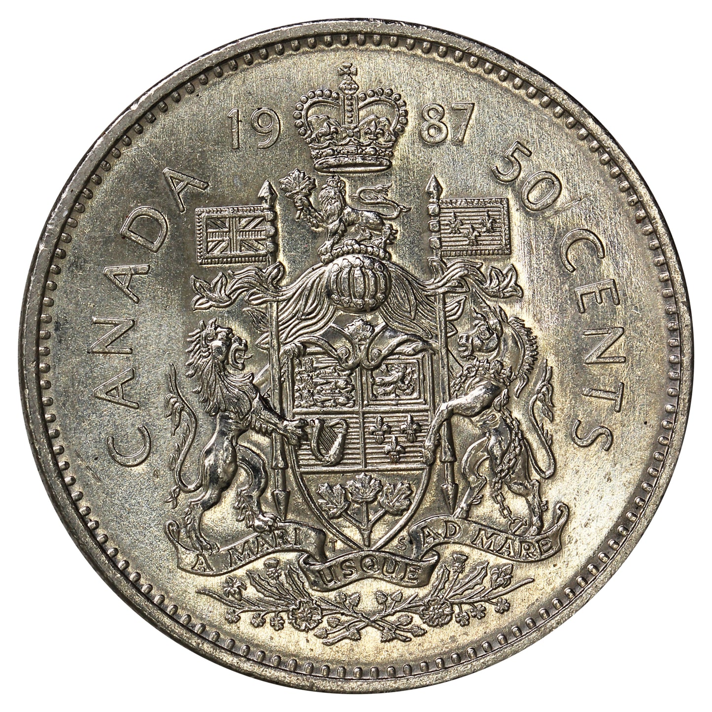 1987 Canada 50-cents Circulated