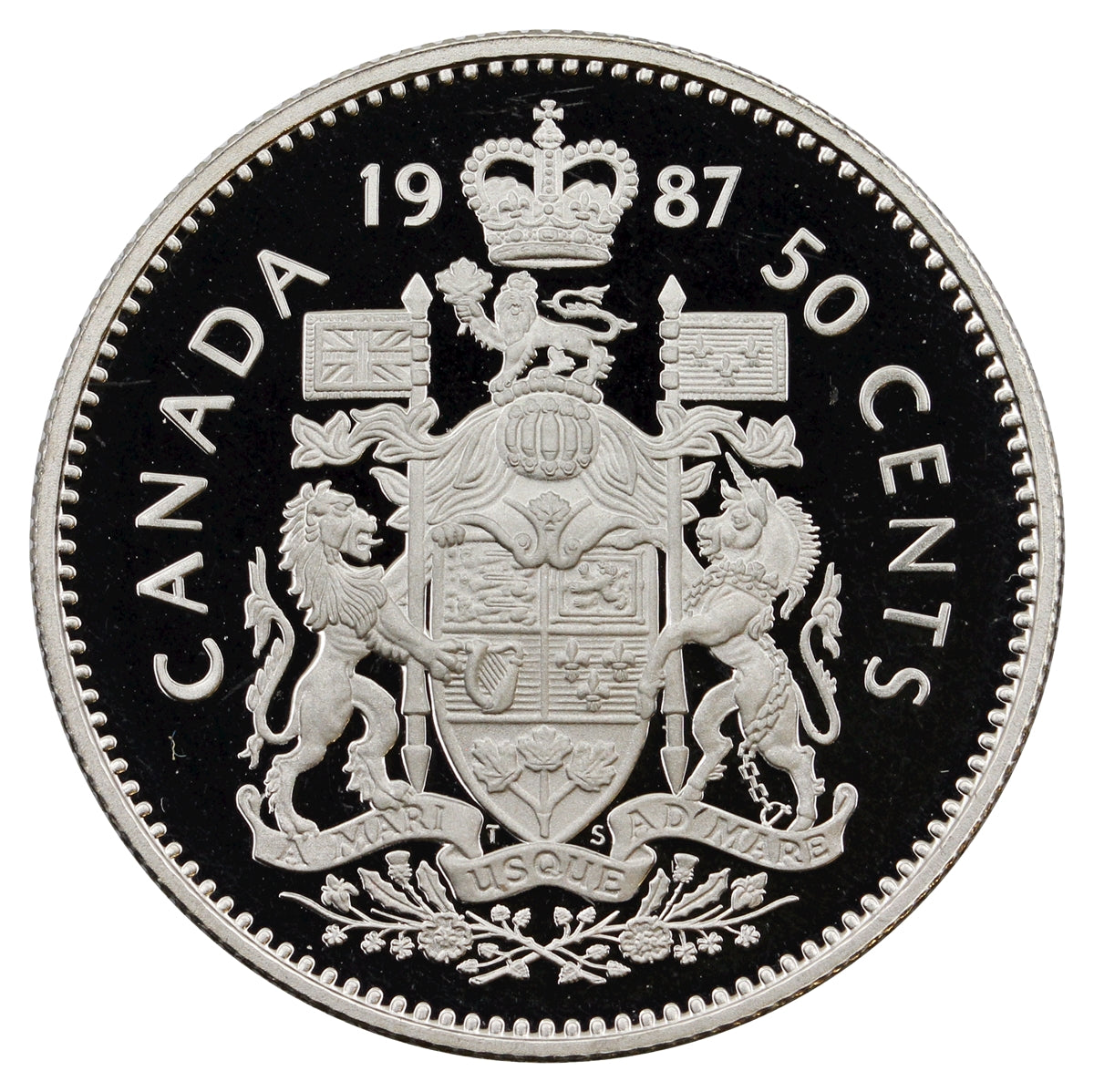 1987 Canada 50-cents Proof