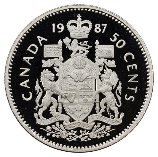 1987 Canada 50-cents Proof
