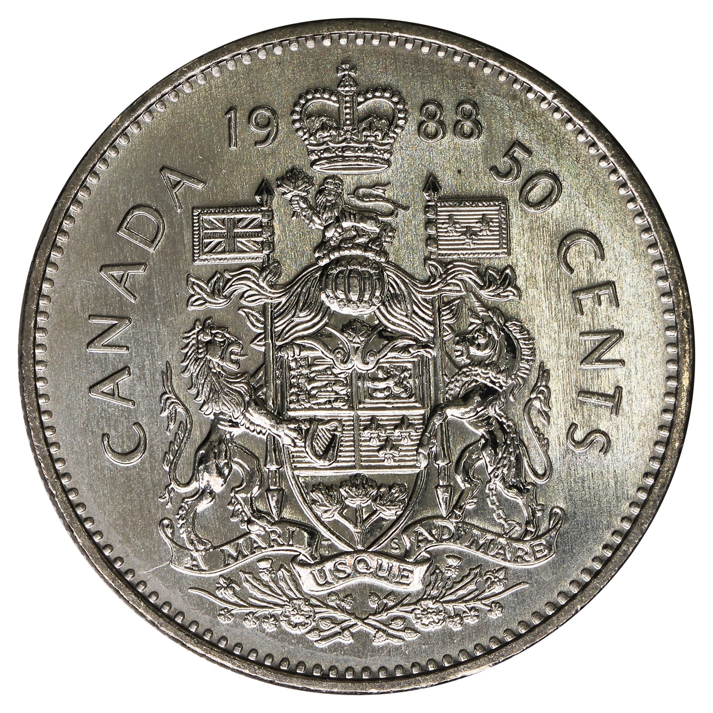 1988 Canada 50-cents Brilliant Uncirculated (MS63)