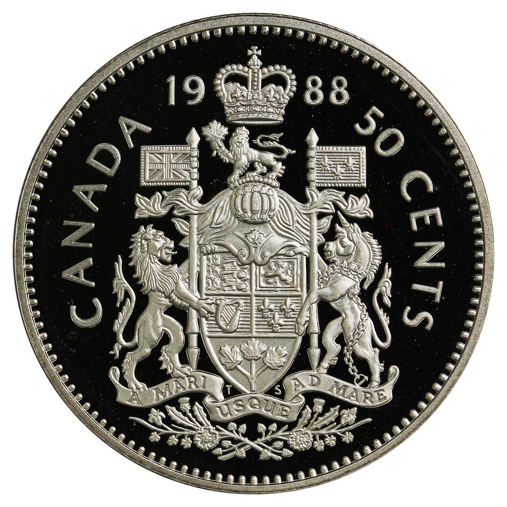 1988 Canada 50-cents Proof